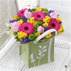 Large Spring Gift Bag with Chocolates